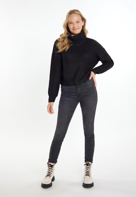 Mymo Knitted pullover women black - Image 2