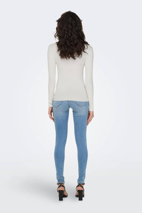 JDY ribbad topp JDYPLUM brutet vitt - Image 6