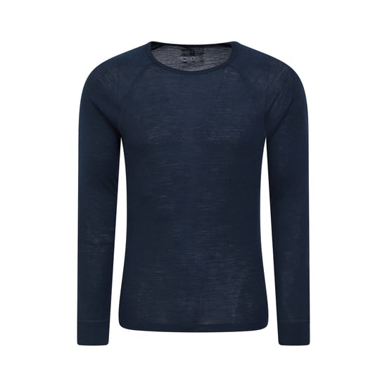 Mountain Warehouse Mens Merino Wool Thermal Top (Navy)