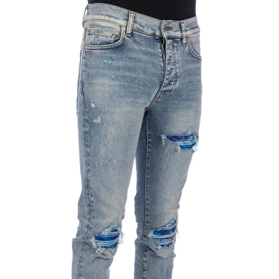 Amiri Tie Dye MX1 Stone Indigo Blue Jeans