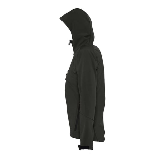 SOLS Dames/dames Replay Hooded Soft Shell Jacket (ademend, winddicht en waterbestendig) (Zwart) - Image 3