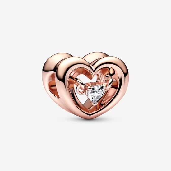 Pandora 'Radiant Heart' Women's Gold Plated Metal Charm - Rose 782493C01