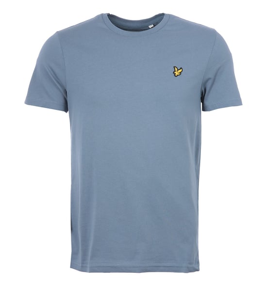 Lyle & Scott Plain Organic Cotton T-Shirt - Slate Blue - Image 1