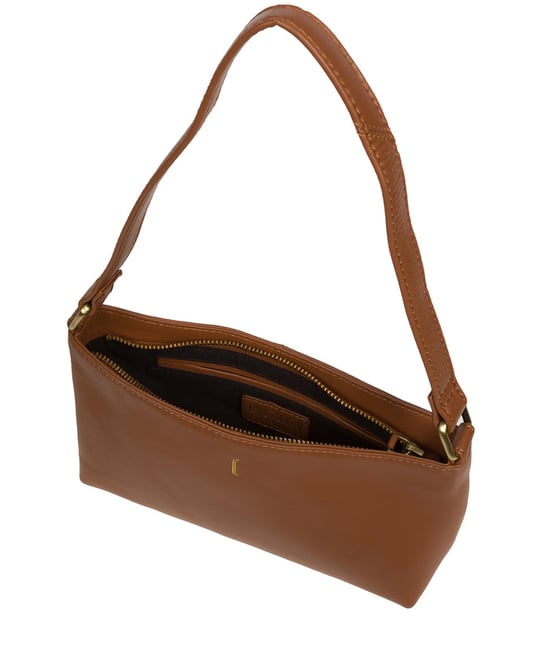 'Lucinda' Tan Leather Grab Bag