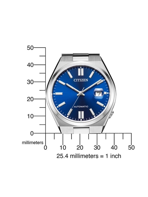 Citizen Tsuyosa Men's Silver Watch NJ0150-81L - Image 5