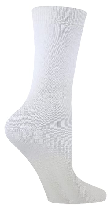 Sock Snob - Set van 6 bamboe schoolsokken voor kinderen - Wit - Image 1