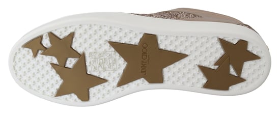 Jimmy Choo Women's Ballet Pink Leather Miami Sneakers