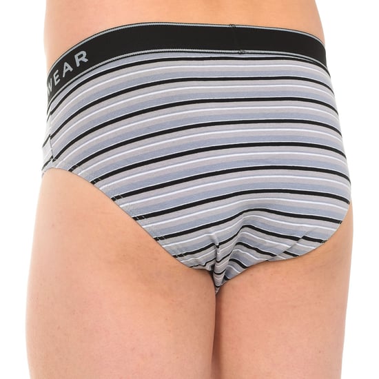 Pack-3 Men's Breathable Fabric Slips KL3007