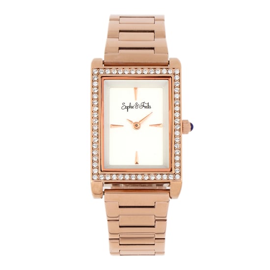 Sophie and Freda Wilmington Bracelet Watch w/Swarovski Crystals