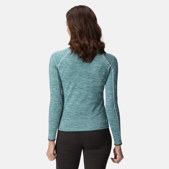 Regatta Womens Ladies Yonder Half Zip Long Sleeve Moisture Wicking Top - Image 2