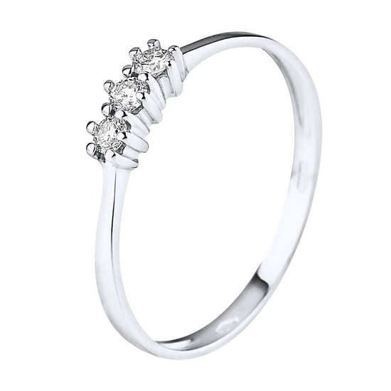 DIADEMA - Ring - Trilogy Diamond - White Gold