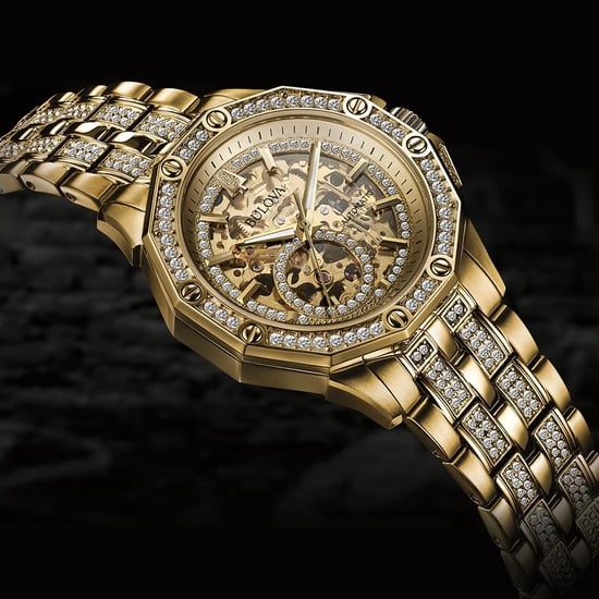 Bulova Octava Heren Gouden Horloge 98A292 - Image 3