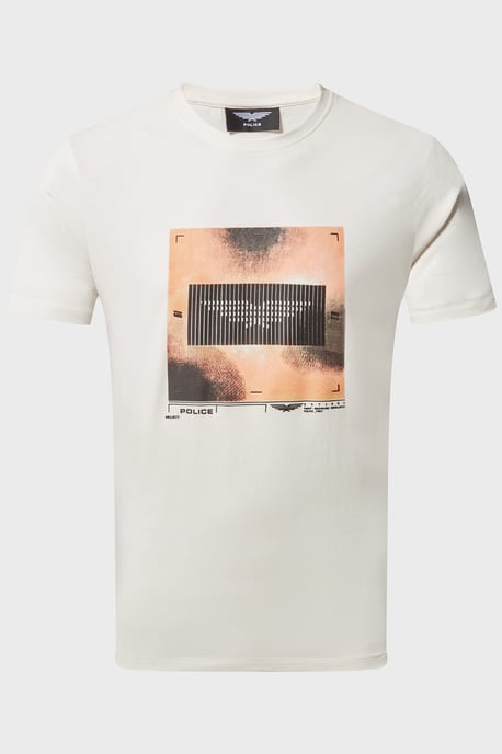 Swept Bone White Slim Fit T-Shirt