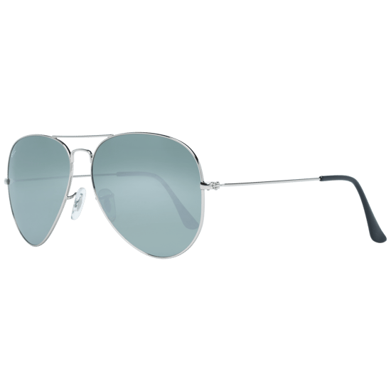 Ray-Ban Aviator Unisex Silver Grey Mirror Sunglasses