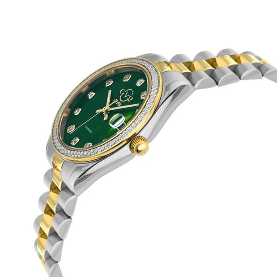 GV2 Women's Turin Diamond Two toned IPYG Stainless Steel Watch Women's Turin Diamond Two toned IPYG Stainless Steel Watch