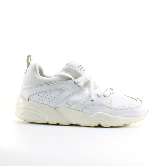 Puma Blaze Of Glory Decor White Leather Womens Lace Up Traines 360532 01