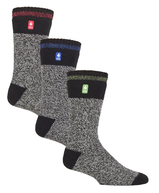 HEAT HOLDERS - 3 Pack Multipack Mens Insulated Thermal Socks for Winter - Twist - Image 1