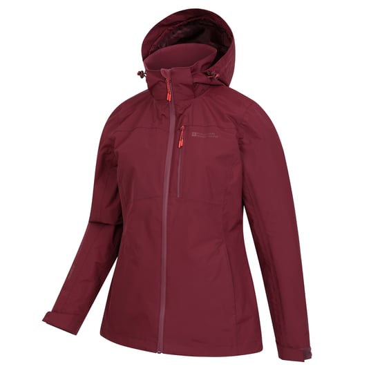 Mountain Warehouse Womens/Ladies Rainforest II Extreme Waterproof Jacket (Burgundy)