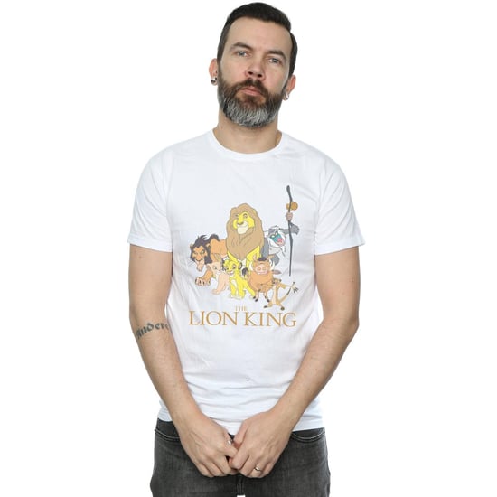 Disney Mens The Lion King Group T-Shirt (White)