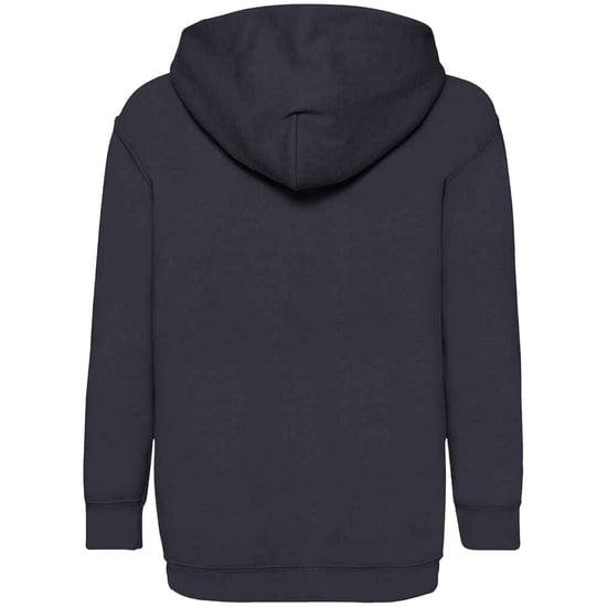 Fruit Of The Loom Kids Unisex Classic 80/20 Hoodie (Deep Navy) - Image 2