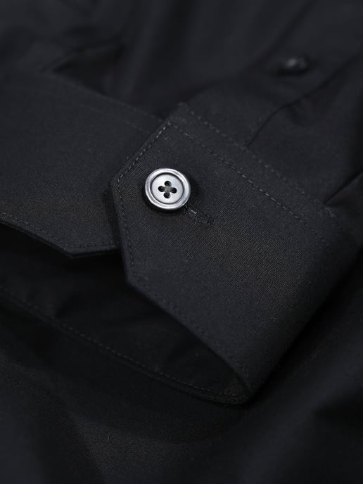 Luke 1977 Telford Tailored Fit Smart Shirt Black