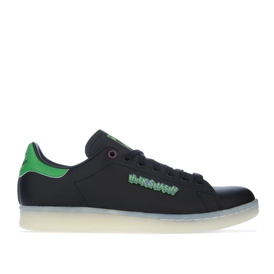Men's adidas Originals Stan Smith X Hulk Trainers in black green