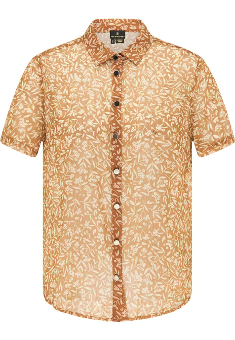 Dreimaster Blouse Dames kameel - Image 1