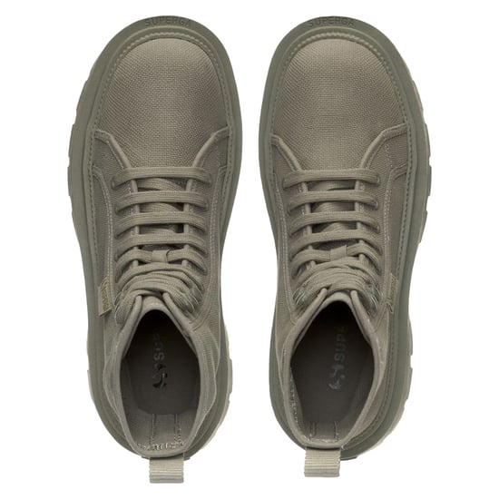 Superga Womens/Ladies 3051 Alpina Apex Shoes (Total Green Safari) - Image 4