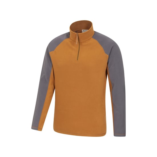 Mountain Warehouse Mens Ashbourne II Half Zip Fleece Top (Senap) - Image 3