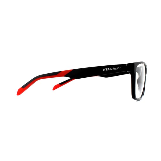 Tag Heuer Glasses Frames B-Urban TH0552 005 Black & Red