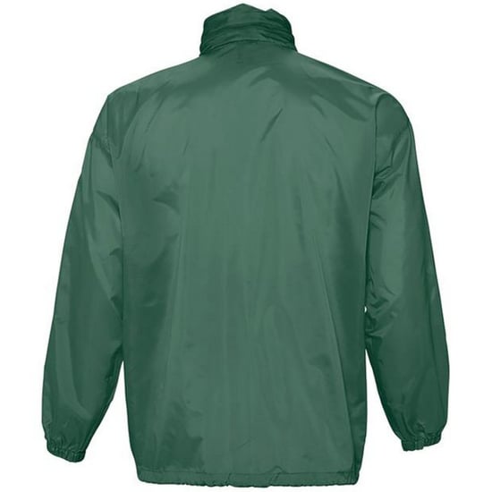 SOLS Unisex Surf Windbreaker Lightweight Jacket (Forest Green) - Image 2