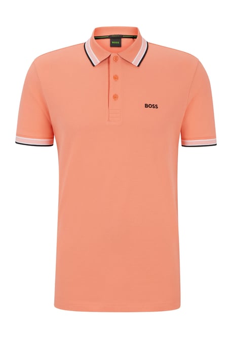 Boss Paddy Poloshirt Open Rood - Image 1