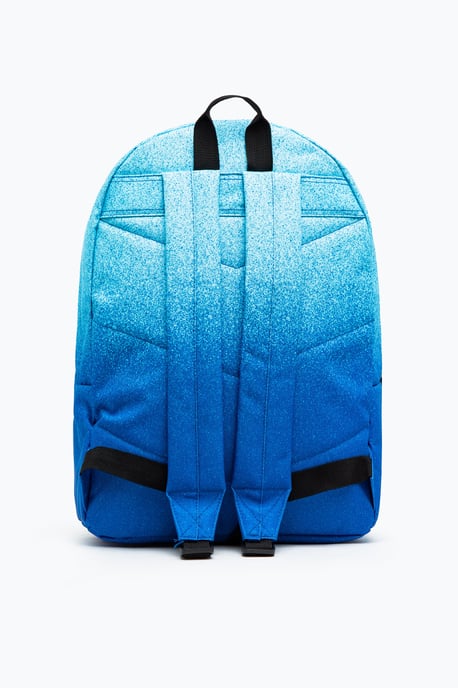 Hype Unisex Blue Speckle Fade Crest Backpack