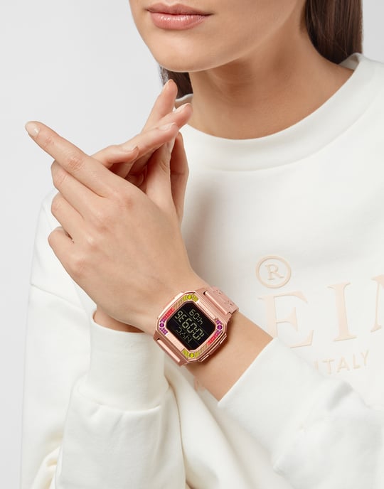 Philipp Plein Hyper $hock Unisex Horloge Rosékleurig PWHAA0821 - Image 3