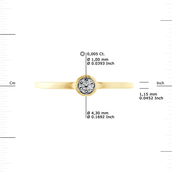 DIADEMA - Ring - Diamonds - Yellow Gold