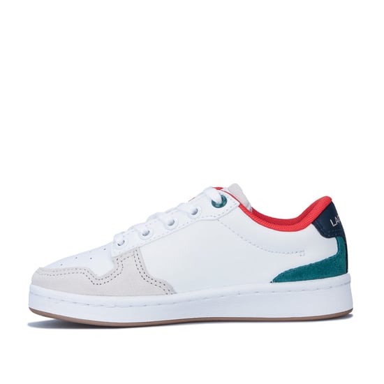 Boy's Lacoste Children Masters Cup 120 Trainers in White Green