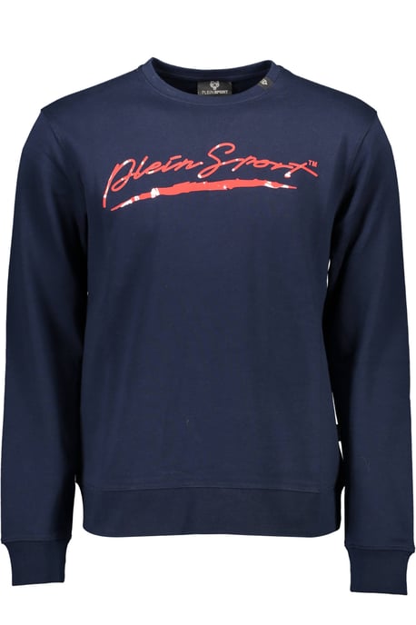 Philipp Plein Sport Signature Logo Donkerblauwe Jumper - Image 1
