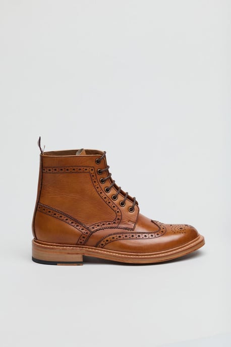 Ben Sherman Arthur Leder Heren Laarzen Bruin - Image 2