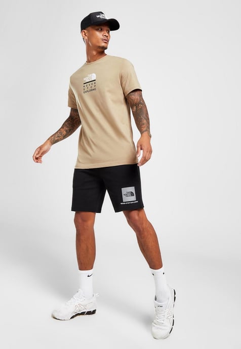 The North Face Small Box Reflective Logo Shorts in Black - Image 6