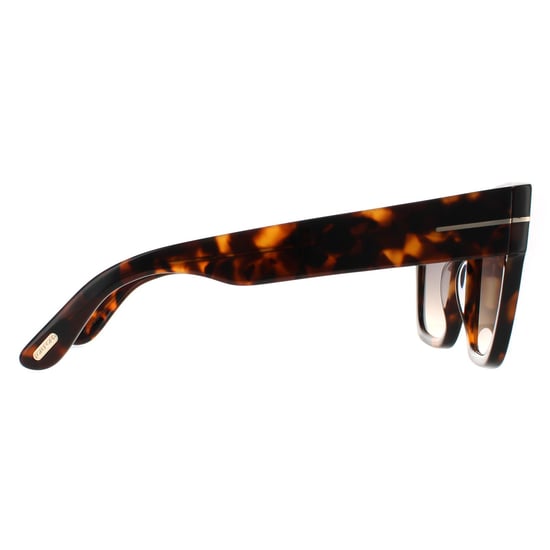 Tom Ford Square Womens Dark Havana Smoke Gradient - Image 4