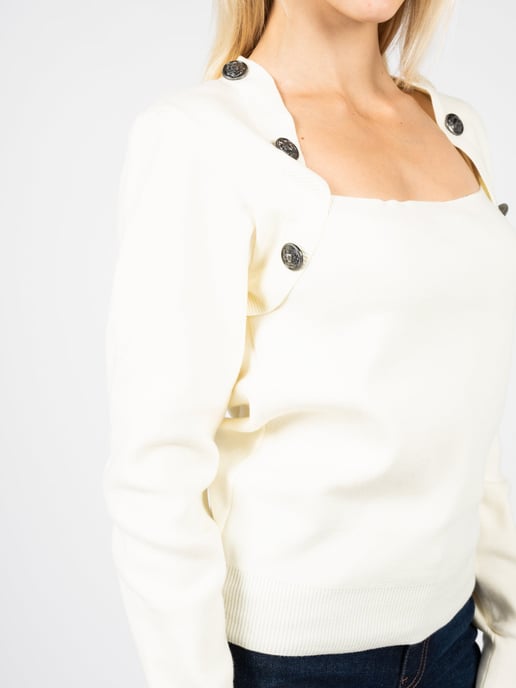 Silvian Heach Pullover Woman's Off-White - Image 5