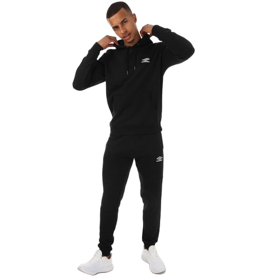 Men's Umbro Diamond Hoody in Black - Image 3