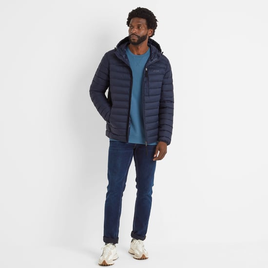 North RDS Mens Hooded Jacket Dark Indigo - Image 3