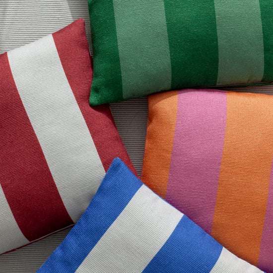 furn. Deck Stripe Woven Outdoor Filled Cushion - Image 5