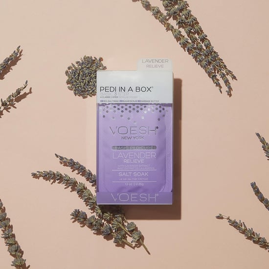 Voesh 3 Step Basic Pedi in a Box Lavender Relieve