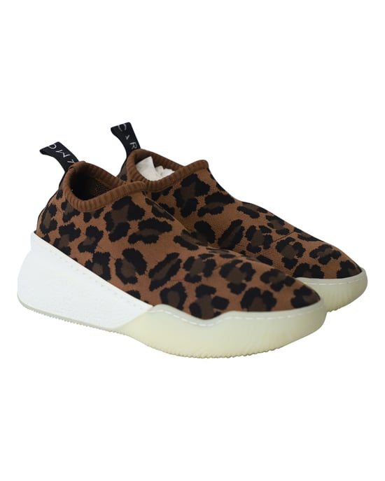 Stella McCartney Slip-On Sneakers in Luipaardprint Jacquard Brei - Image 3