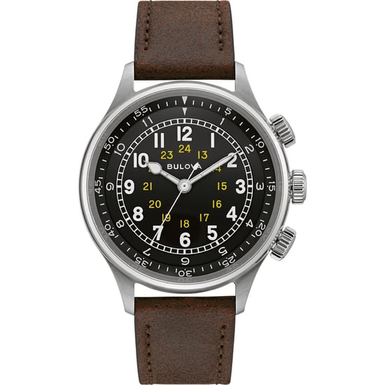 Bulova A-15 Pilot Men's Brown Watch 96A245 - Image 1
