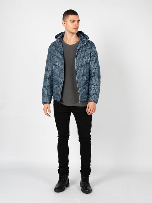 Guess Jacka Down Jkt Herr Blå - Image 2