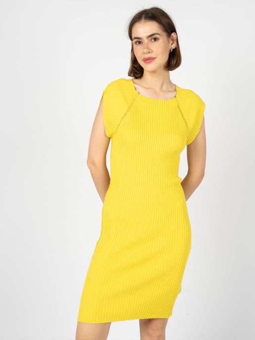 Silvian Heach Dress Woman's Yellow