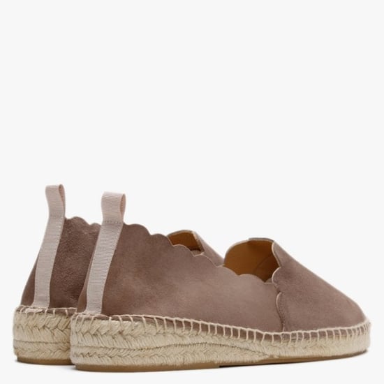 Carmen Saiz Suede Scalloped Edge Espadrilles